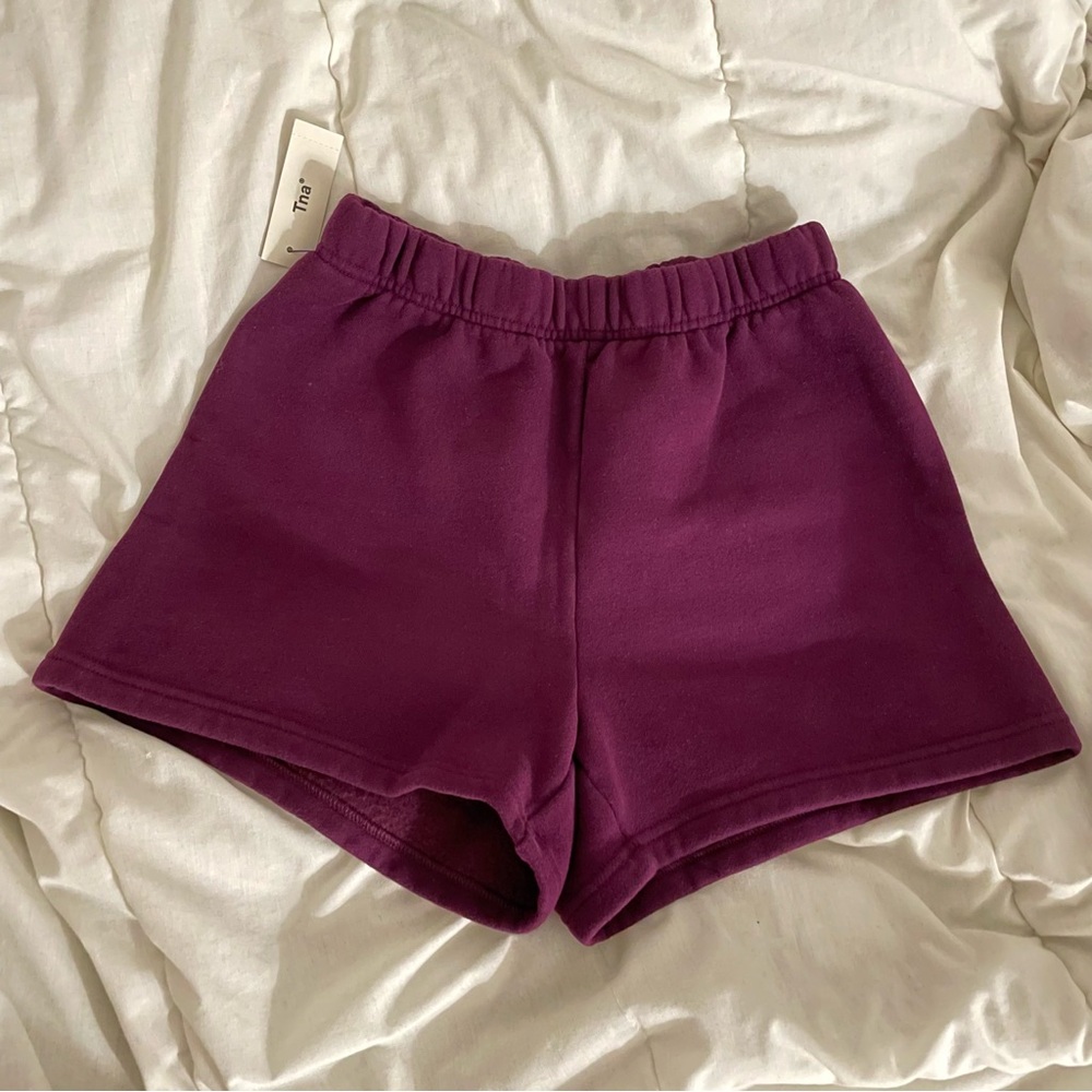 TNA Cozy Perfect High Rise Shorts 2” inseam, size XS, BNWT
